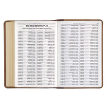 Cargar imagen en el visor de la galería, KJV BIBLE BROWN TWO TONE FAUX LEATHER