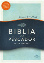 Cargar imagen en el visor de la galería, RVR60 BIBLIA DEL PESCADOR- LETRA GRANDE CAOBA SIMIL PIEL
