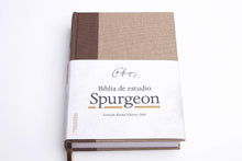 Cargar imagen en el visor de la galería, BIBLIA DE ESTUDIO SPURGEON MARRÓN CLARO