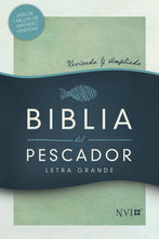 Cargar imagen en el visor de la galería, NVI BIBLIA DEL PESCADOR LETRA GRANDE- VERDE TAPA DURA