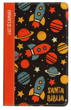 Cargar imagen en el visor de la galería, NVI BIBLIA LUZ EN MI CAMINO- COHETES MULTICOLOR SIMIL PIEL