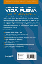 Cargar imagen en el visor de la galería, BIBLIA DE ESTUDIO VIDA PLENA PARA JÓVENES- TAPA DURA AZUL RVR1960- ENCENDIENDO UNA GENERACIÓN EN LA VIDA DEL ESPÍRITU