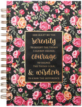 Cargar imagen en el visor de la galería, JOURNAL SERENITY PRAYER FLORAL