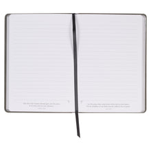 Cargar imagen en el visor de la galería, JOURNAL HOPE IN THE LORD GRAY FAUX LEATHER CLASSIC JOURNAL