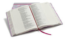 Cargar imagen en el visor de la galería, RVR 1960 BIBLIA DE APUNTES GRIS Y FLOREADO TELA IMPRESA