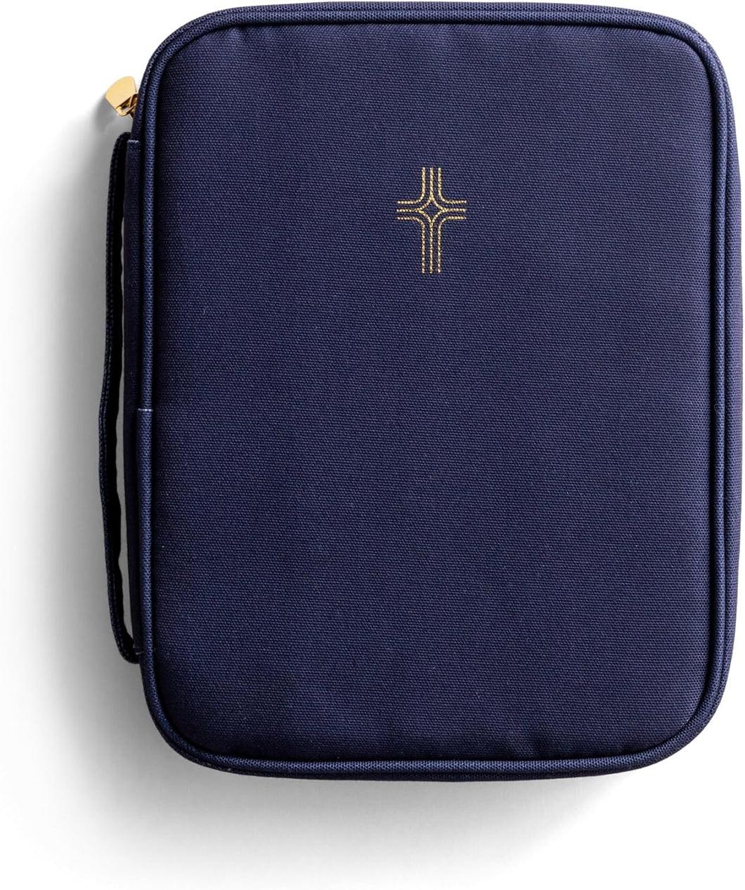 BIBLE COVER CROSS NAVY