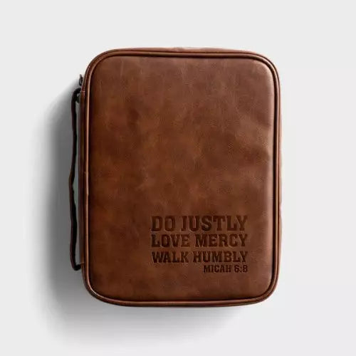 BIBLE COVER DO JUSTLY LOVE MERCY WALK HUMBLY MICAH 6: 8