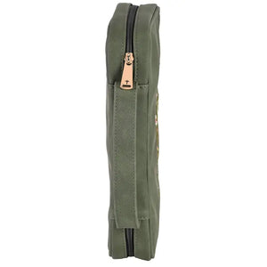 BIBLE COVER EMBROIDERED CROSS GREEN XL