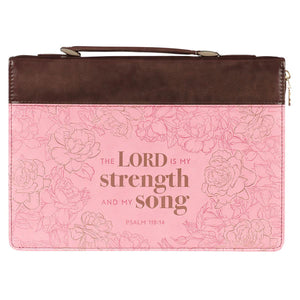 BIBLE COVER- LORD IS MY STRENGTH & MY SONG