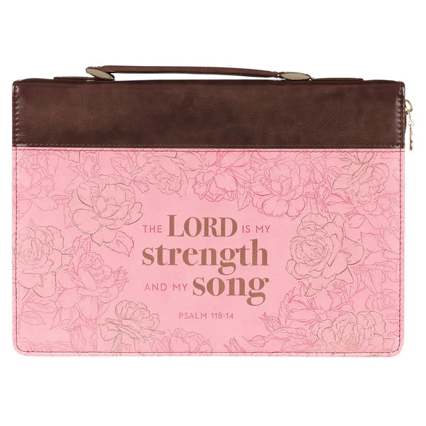 BIBLE COVER- LORD IS MY STRENGTH & MY SONG