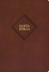 BIBLIA REINA VALERA 1960- CAFÉ PIEL FABRICADA TAMAÑO MANUAL LETRA GRANDE