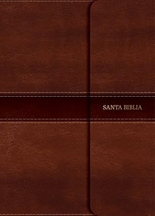 BIBLIA NVI LETRA GRANDE TAMAÑO MANUAL- MARRÓN CON ÍINDICE Y SOLAPA CON IMÁN