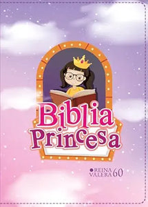 BIBLIA RVR 1960 COMPACTA NIÑAS PRINCESA CON CIERRE