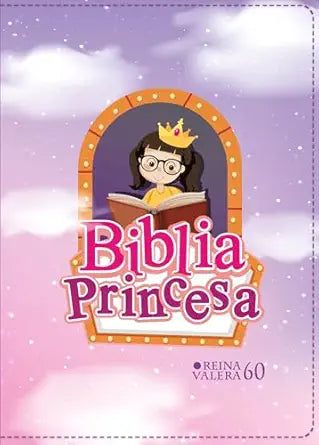 BIBLIA RVR 1960 COMPACTA NIÑAS PRINCESA CON CIERRE