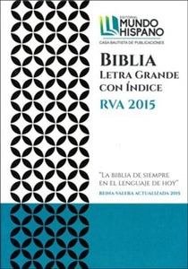 BIBLIA RVA 2015 LETRA GRANDE CON ÍNDICE
