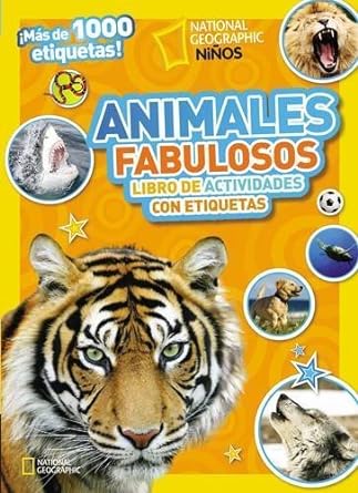 ANIMALES FABULOSOS- LIBRO DE ACTIVIDADES CON ETIQUETAS