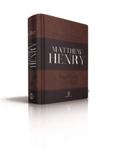 Cargar imagen en el visor de la galería, BIBLIA DE ESTUDIO MATTHEW HENRY (LEATHERSOFT CLÁSICA/ SIN ÍNDICE)
