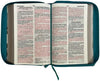 RV60 BIBLIA MANUAL TURQUEZA IMITACIÓN PIEL LETRA 14 PTS SIMIL PIEL