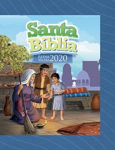 BIBLIA REINA VALERA 2020 PARA NIÑAS Y/O NIÑOS TAPA DURA ROSA O AZUL  LETRA GRANDE