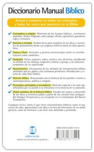 DICCIONARIO MANUAL BÍBLICO