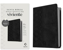 Cargar imagen en el visor de la galería, BIBLIA MANUAL NUEVA TRADUCCIÓN VIVIENTE LETRA GRANDE CON FILAMENT- SENTIPIEL NEGRO
