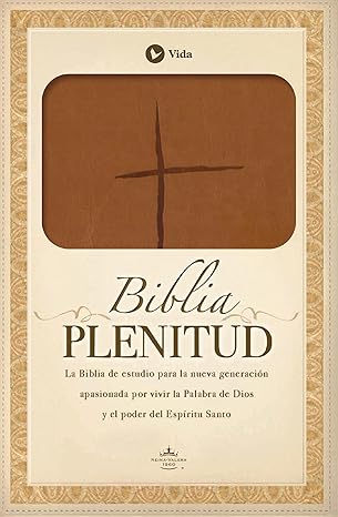 REINA VALERA 1960 BIBLIA PLENITUD TAMAÑO PERSONAL, LEATHERSOFT CAFÉ