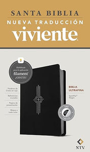 BIBLIA ULTRAFINA NUEVA TRADUCCIÓN VIVIENTE CON FILAMENT- SENTI PIEL  ÍNDICE