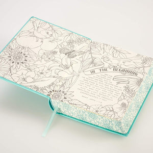MY CREATIVE BIBLE FOR GIRLS TEAL JOURNALING BIBLE SOFT COVER  KJV