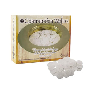 COMUNION BREAD ROUND WAFERS 1000CT