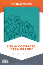 Cargar imagen en el visor de la galería, BIBLIA REINA VALERA 1960 COMPACTA PIEL FABRICADA LETRA GRANDE
