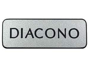 DIACONO BADGE SILVER MAGNET