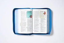 Cargar imagen en el visor de la galería, NBLA BIBLIA AVENTURA  AZUL- SÍMIL PIEL

