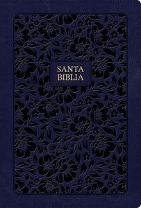 BIBLIA REINA VALERA 1960 NAVY SIMIL PIEL