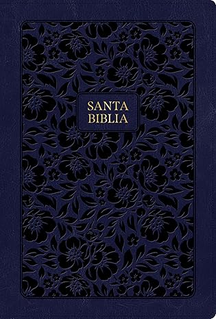 BIBLIA REINA VALERA 1960 NAVY SIMIL PIEL