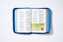 Cargar imagen en el visor de la galería, NBLA BIBLIA AVENTURA  AZUL- SÍMIL PIEL
