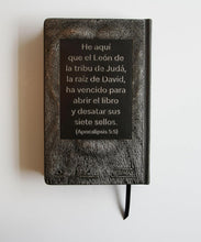 Cargar imagen en el visor de la galería, RVR1960 BIBLIA LEÓN DE JUDÁ ESPECIAL PLATA CON ÍNDICE Y CANTO NEGRO - TAPA DURA
