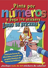 Cargar imagen en el visor de la galería, PINTA POR NÚMEROS Y PEGA LOS STICKERS - LIBRO DE STICKERS 1
