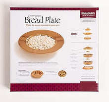 Cargar imagen en el visor de la galería, COMMUNION STACKING BREAD PLATE - BRASS FINISH STAINLESS STEEL REMEMBRANCE WARE
