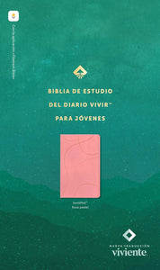 BIBLIA DE ESTUDIO DIARIO VIVIR- NUEVA TRADUCCIÓN VIVIVIENTE PARA JÓVENES- CON FILMENT SENTI PIEL ROSA PASTEL