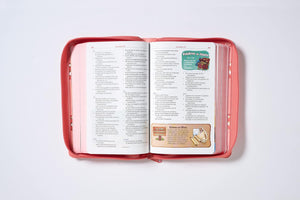 NBLA BIBLIA AVENTURA  PEACH- SÍMIL PIEL