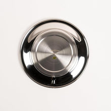 Cargar imagen en el visor de la galería, COMMUNION STACKING BREAD PLATE - SILVER FINISH STAINLESS STEEL REMEMBRANCEWARE
