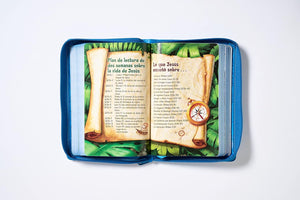 NBLA BIBLIA AVENTURA  AZUL- SÍMIL PIEL