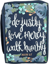 Cargar imagen en el visor de la galería, BIBLE COVER JUSTLY, LOVE MERCY, WALK HUMBLY
