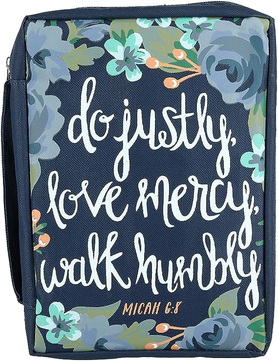 BIBLE COVER JUSTLY, LOVE MERCY, WALK HUMBLY