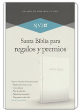 Cargar imagen en el visor de la galería, BIBLIA NUEVA VERSIÓN INTERNACIONAL PARA REGALOS Y PREMIOS IMITACIÓN PIEL BLANCO
