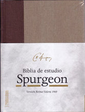 Cargar imagen en el visor de la galería, BIBLIA DE ESTUDIO SPURGEON MARRÓN CLARO

