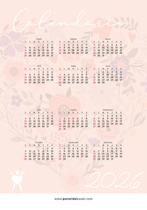 CALENDARIO 2026 CON VERSÍCULOS BÍBLICOS