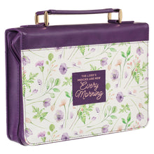 Cargar imagen en el visor de la galería, COVER NEW MERCIES EVERY MORNING PURPLE FLORAL
