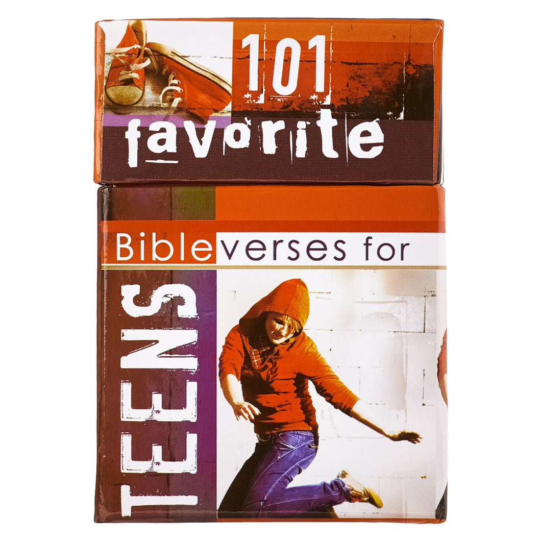 101 FAVORITE BIBLE VERSES FOR TEENS- BOX OF BLESSINGS