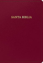 Cargar imagen en el visor de la galería, BIBLIA REINA VALERA 1960 BORGOÑA TAMAÑO MANUAL IMITACIÓN PIEL
